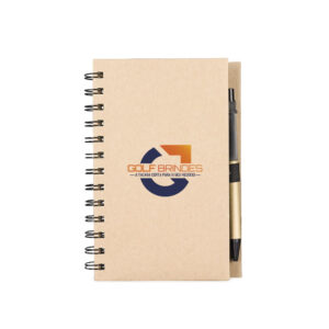 Caderno com Autoadesivos e Caneta