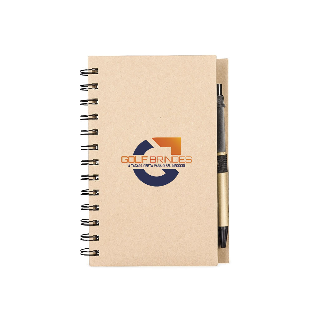 Caderno com Autoadesivos e Caneta