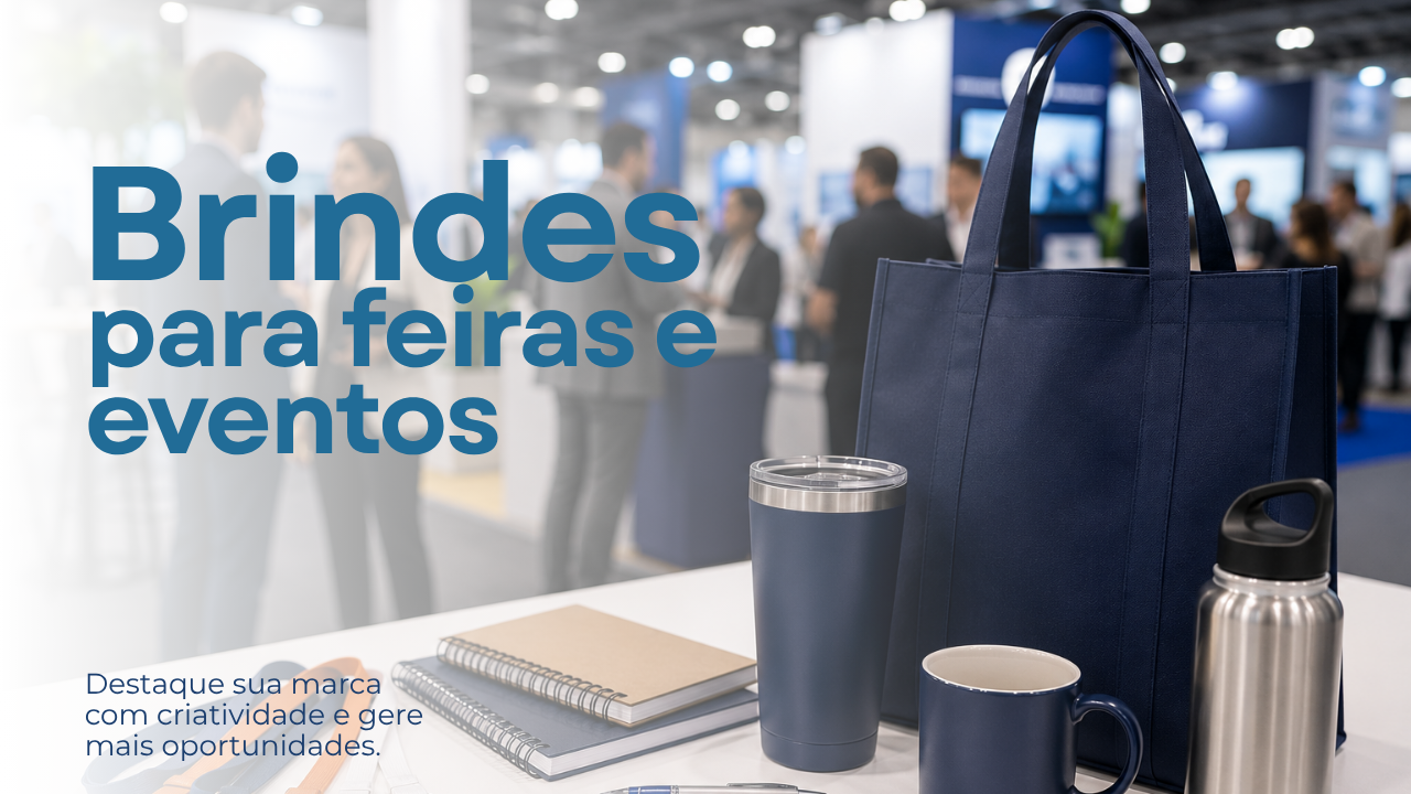 Brindes para feiras e eventos: destaque sua marca com criatividade